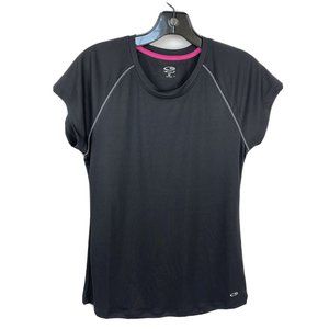 Champion Women’s Black Athletic Stretch Top Shirt‎ Size Medium